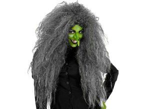 Objemná šedá paruka