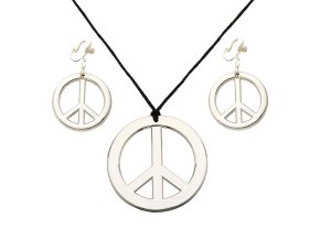 Hippies náušnice a přívěsek