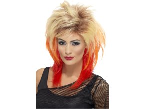 Dámská paruka rock červené melíry