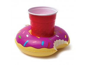 Držák nápojů do bazénu Donut fialový