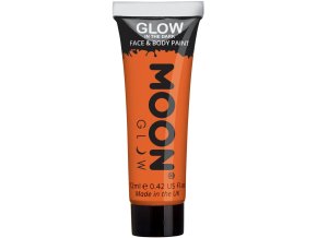 Fosforující UV barva na tělo a obličej Oranžová