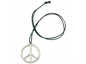 Hippies náhrdelník kovový