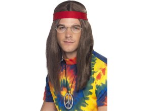 Hippies sada s parukou