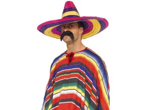 Mexické sombrero barevné