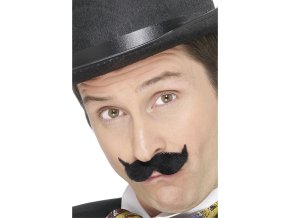 Nalepovací knír černý
