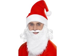 Sada Santa (vousy, čepice, brýle)