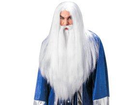 Dlouhá paruka s vousy Kouzelník