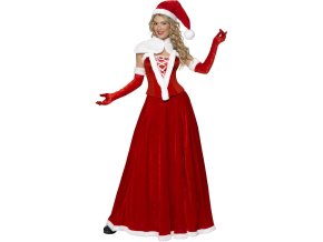 Kostým Miss Santa deluxe