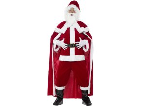 Pánský kostým Santa Deluxe s pláštěm