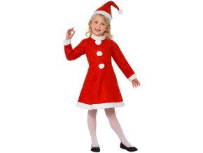 Dívčí kostým Santa