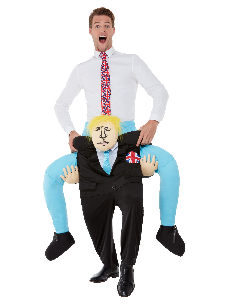 Kostým jízda na zádech Boris Johnson