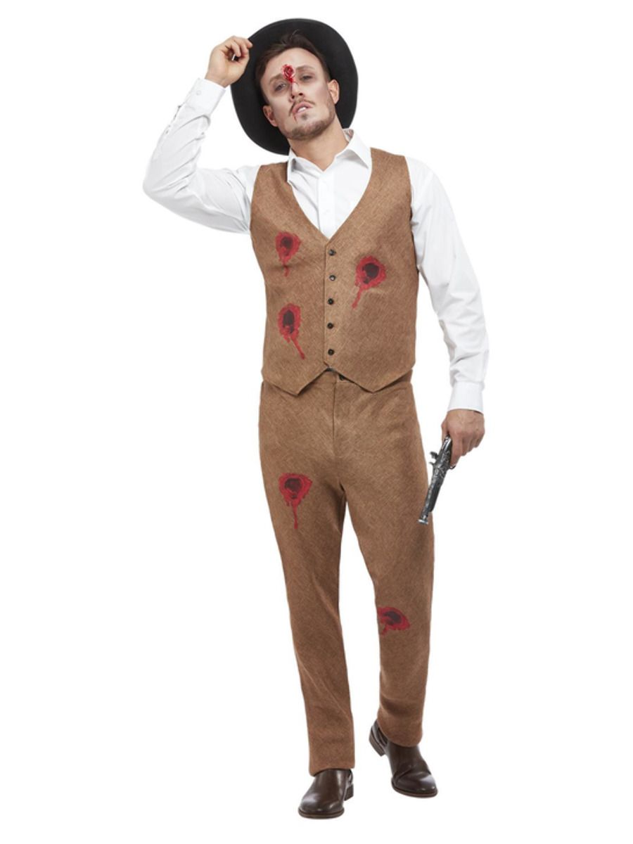 Pánský kostým zombie Gangster Pánská velikost: XL (56-58)