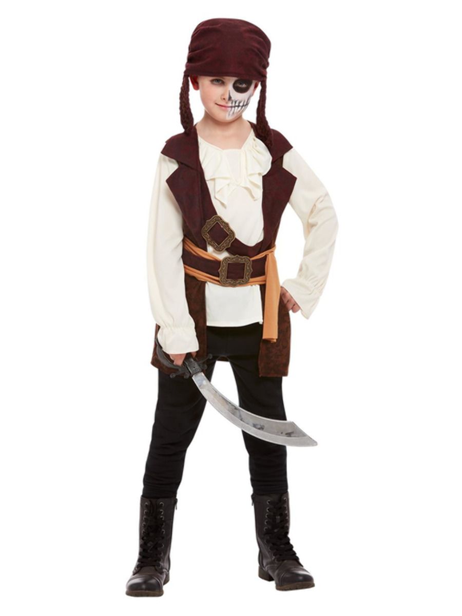 Dětský kostým temný pirát 10-12 let