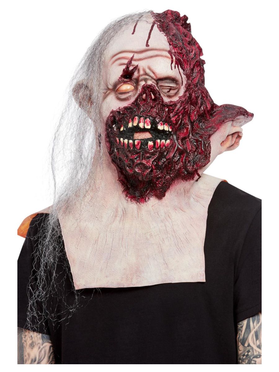 Latexová maska spálený obličej