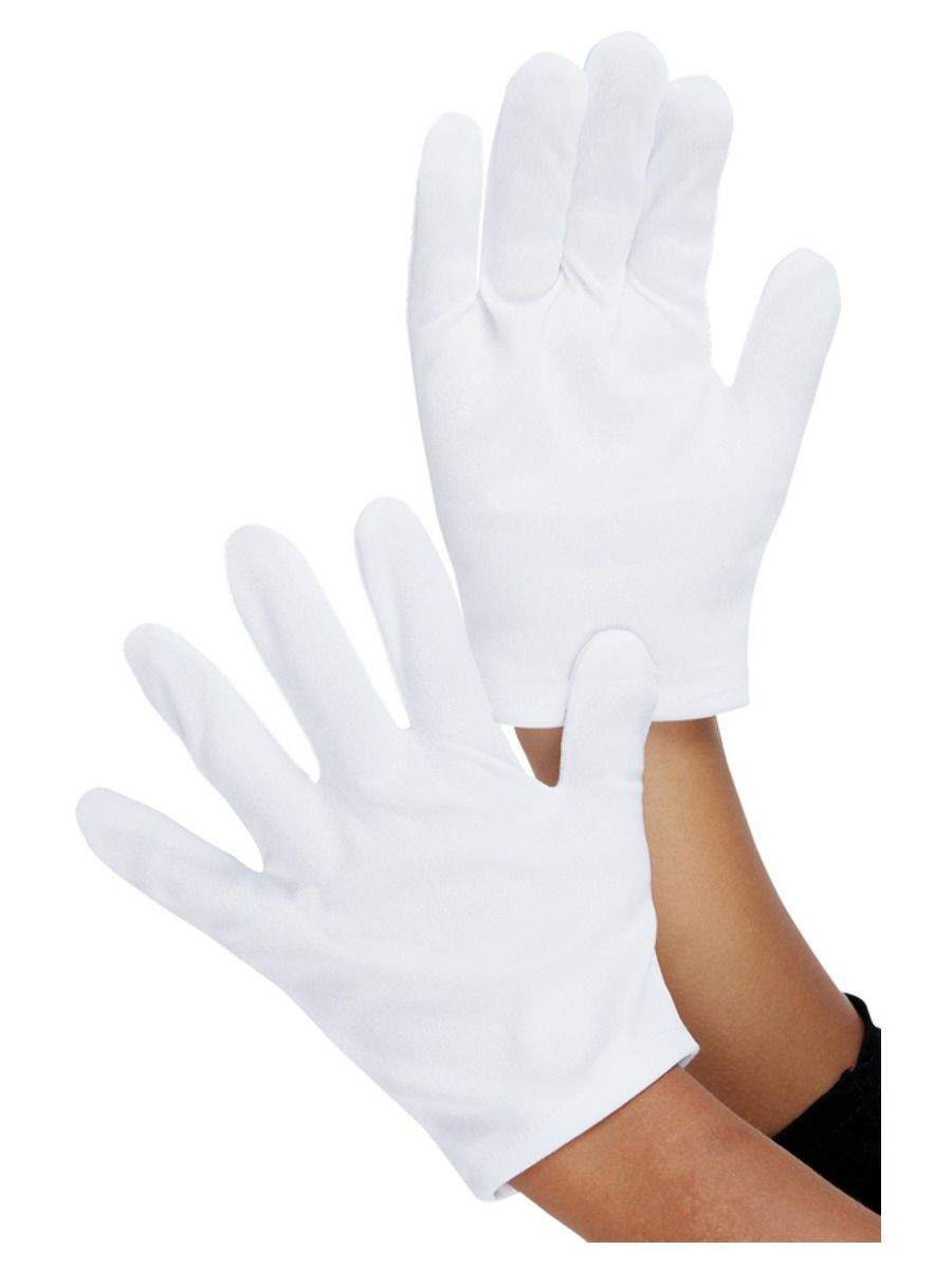 Dětské rukavice bílé