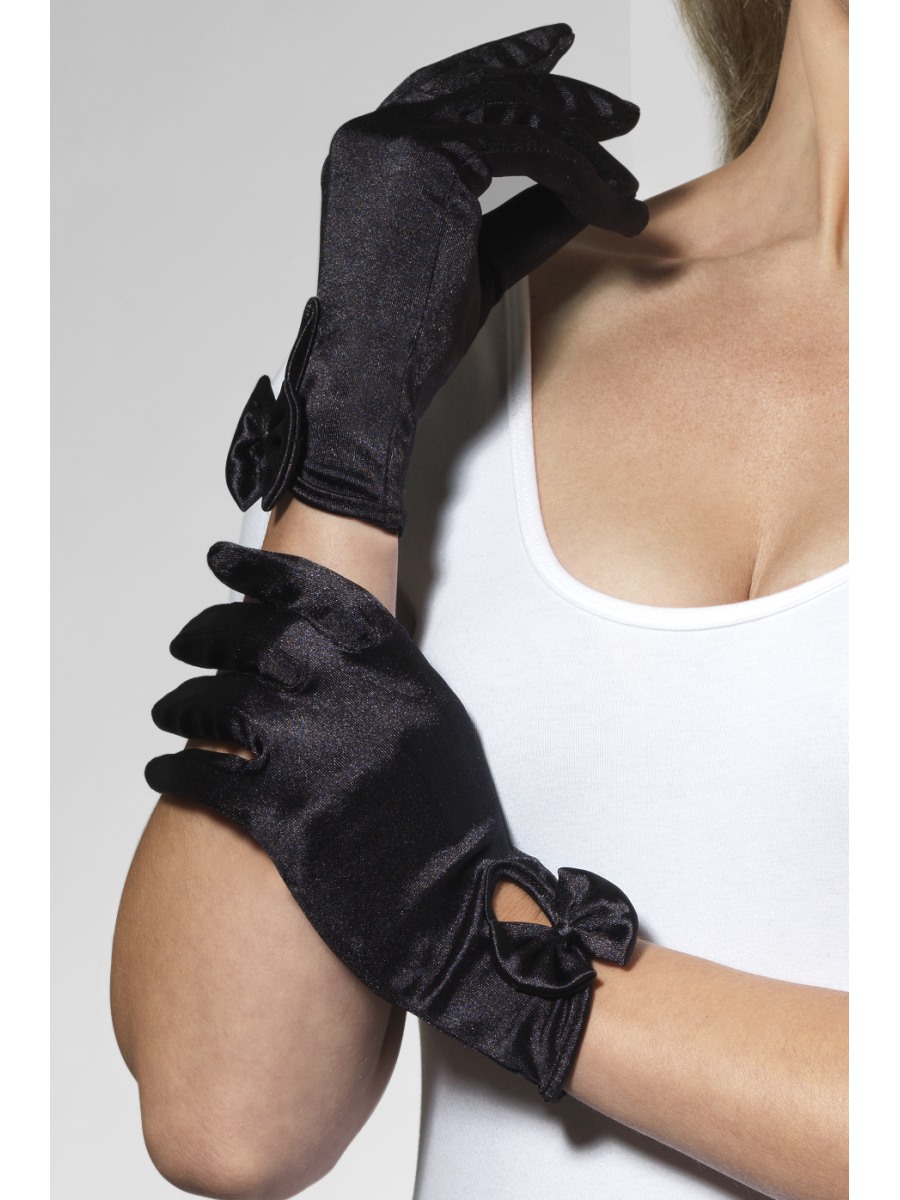 Elegantní rukavice s mašlí