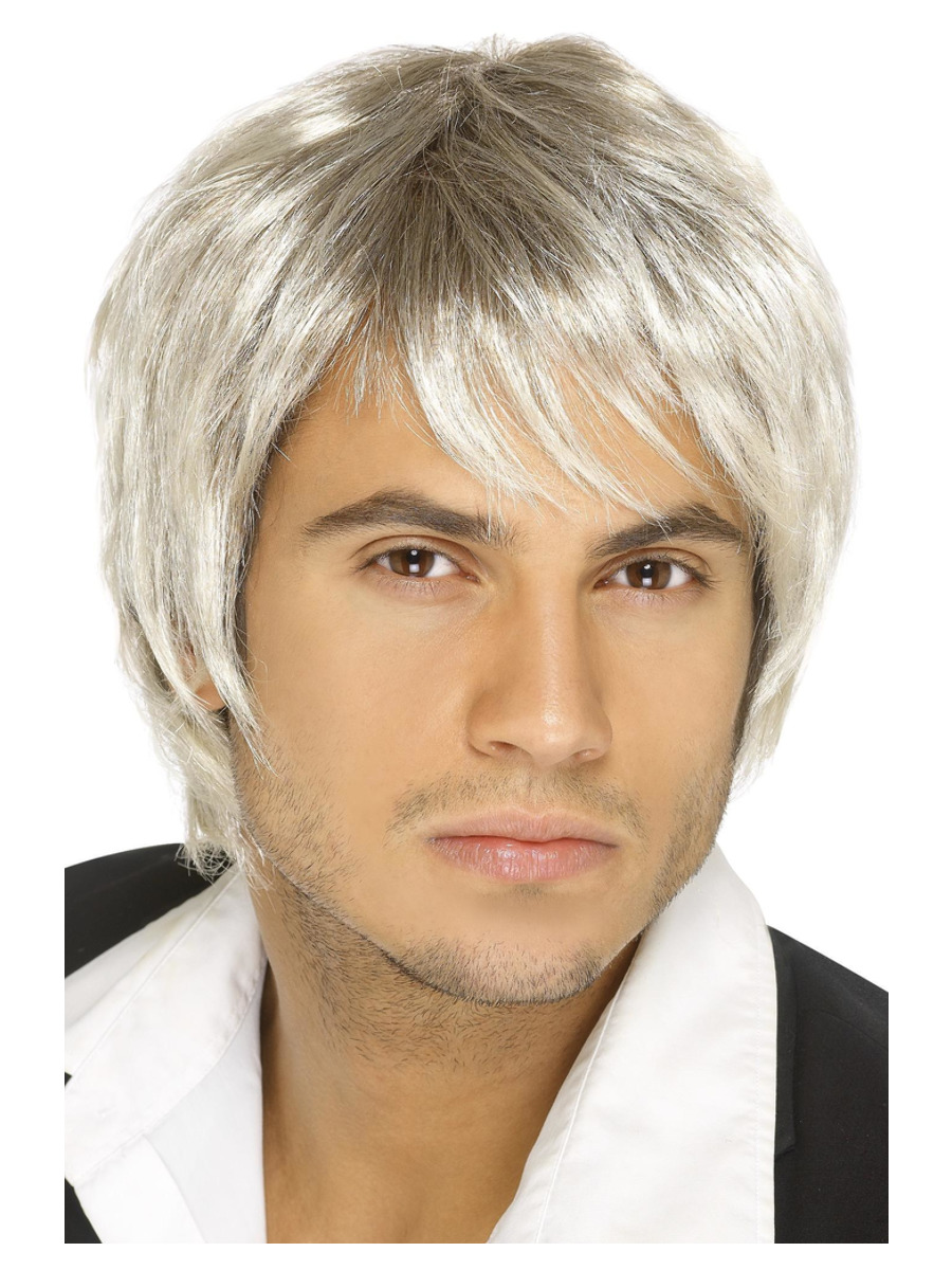 Paruka Boy Band Blond-hnědá