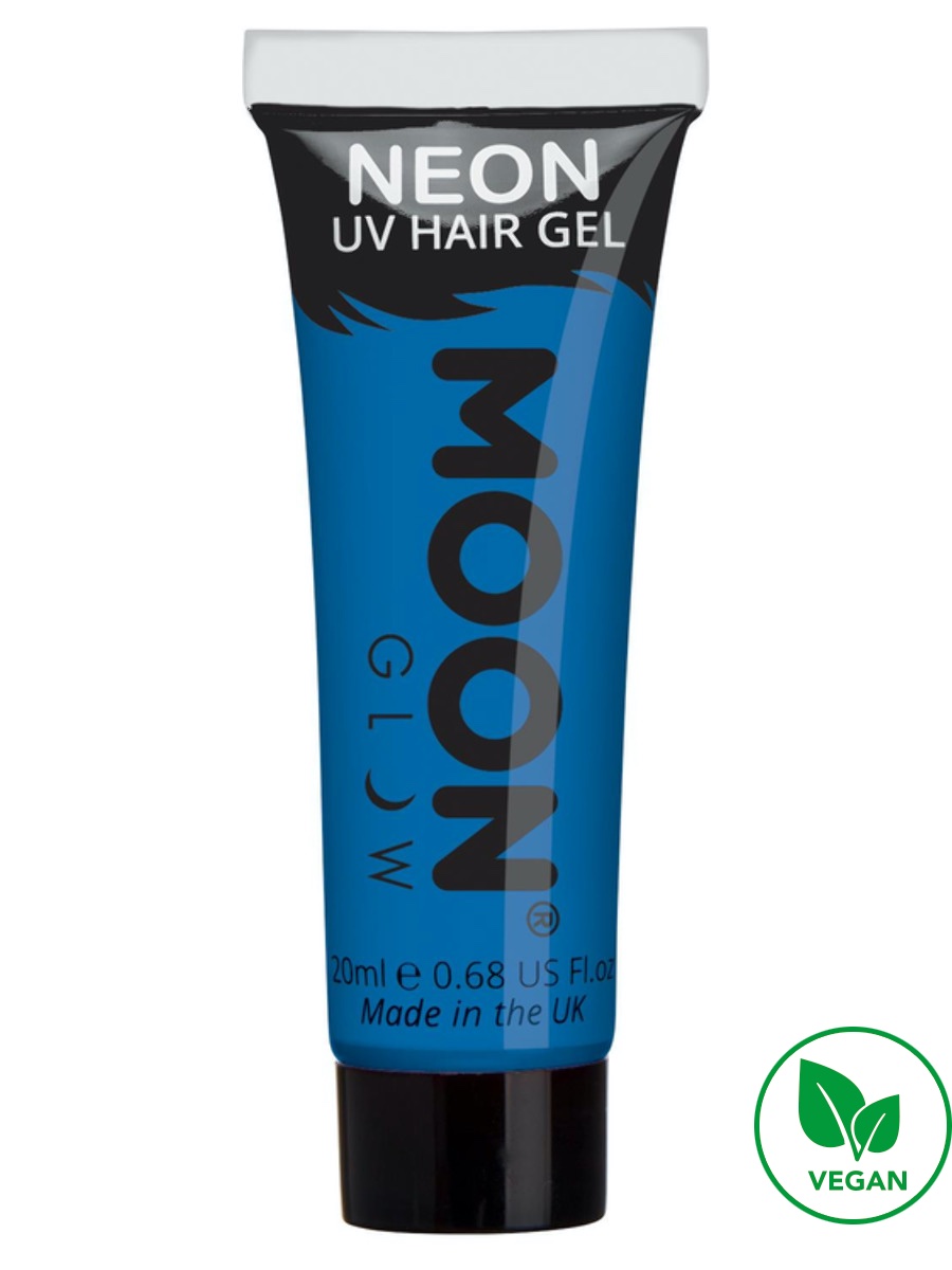 UV NEON gel na vlasy Modrý