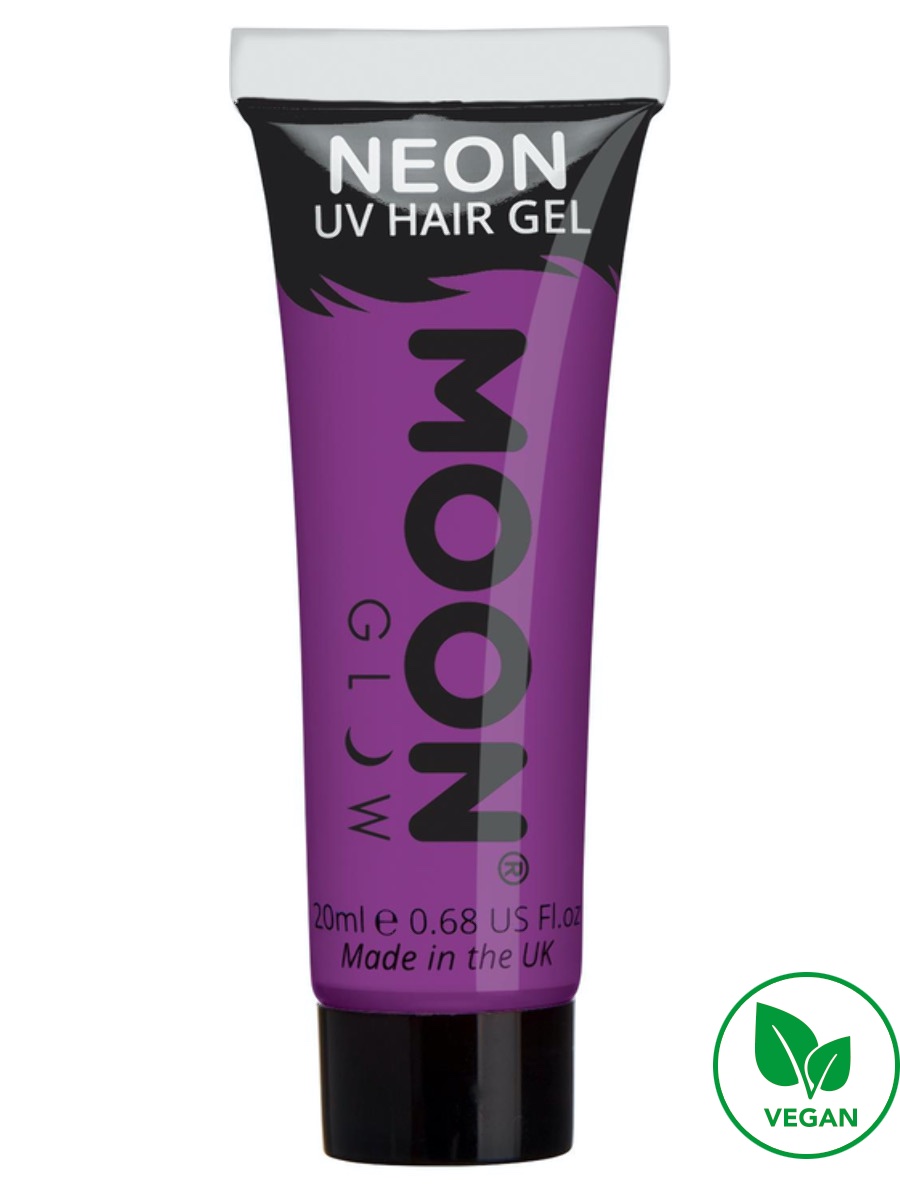 UV NEON gel na vlasy Fialový