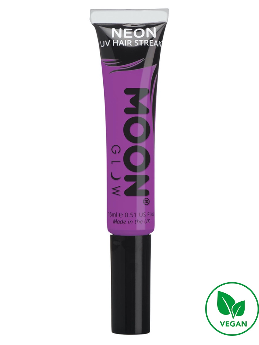 UV NEON proužky do vlasů Fialové