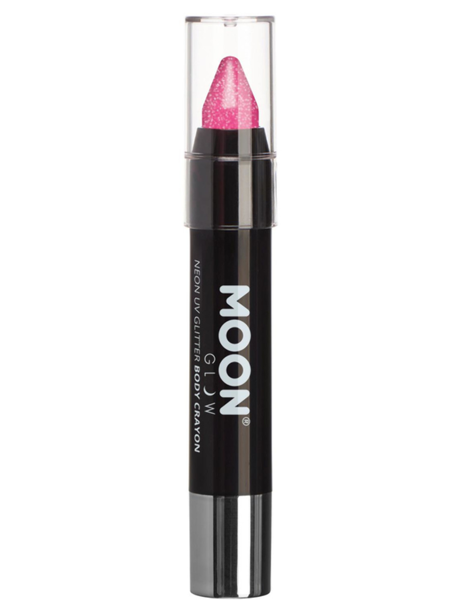 UV NEON glitrová makeup tužka Růžová