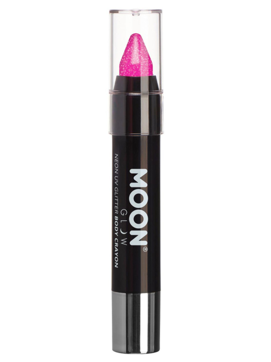 UV NEON glitrová makeup tužka Purpurová
