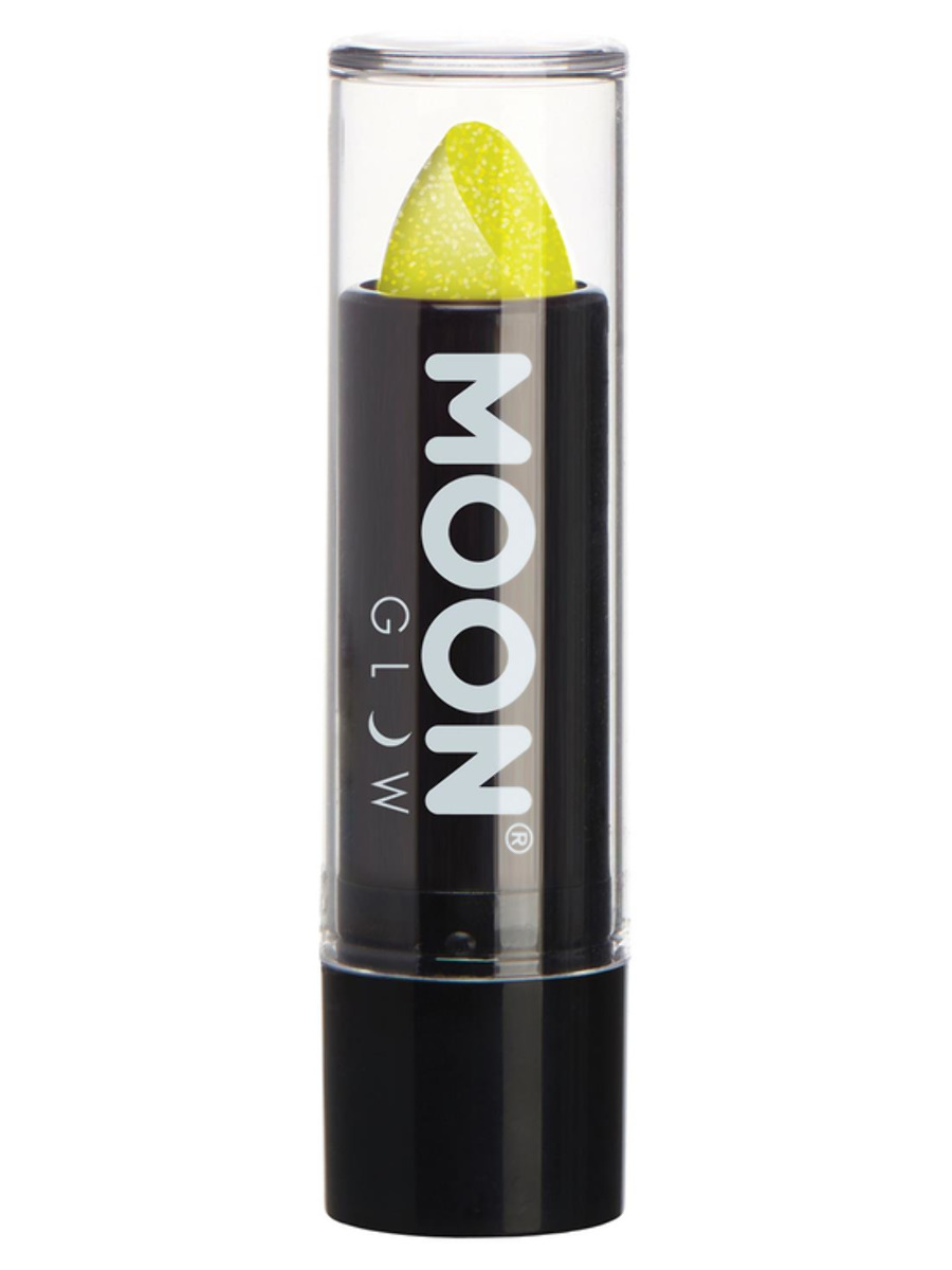 UV NEON glitrová rtěnka Žlutá