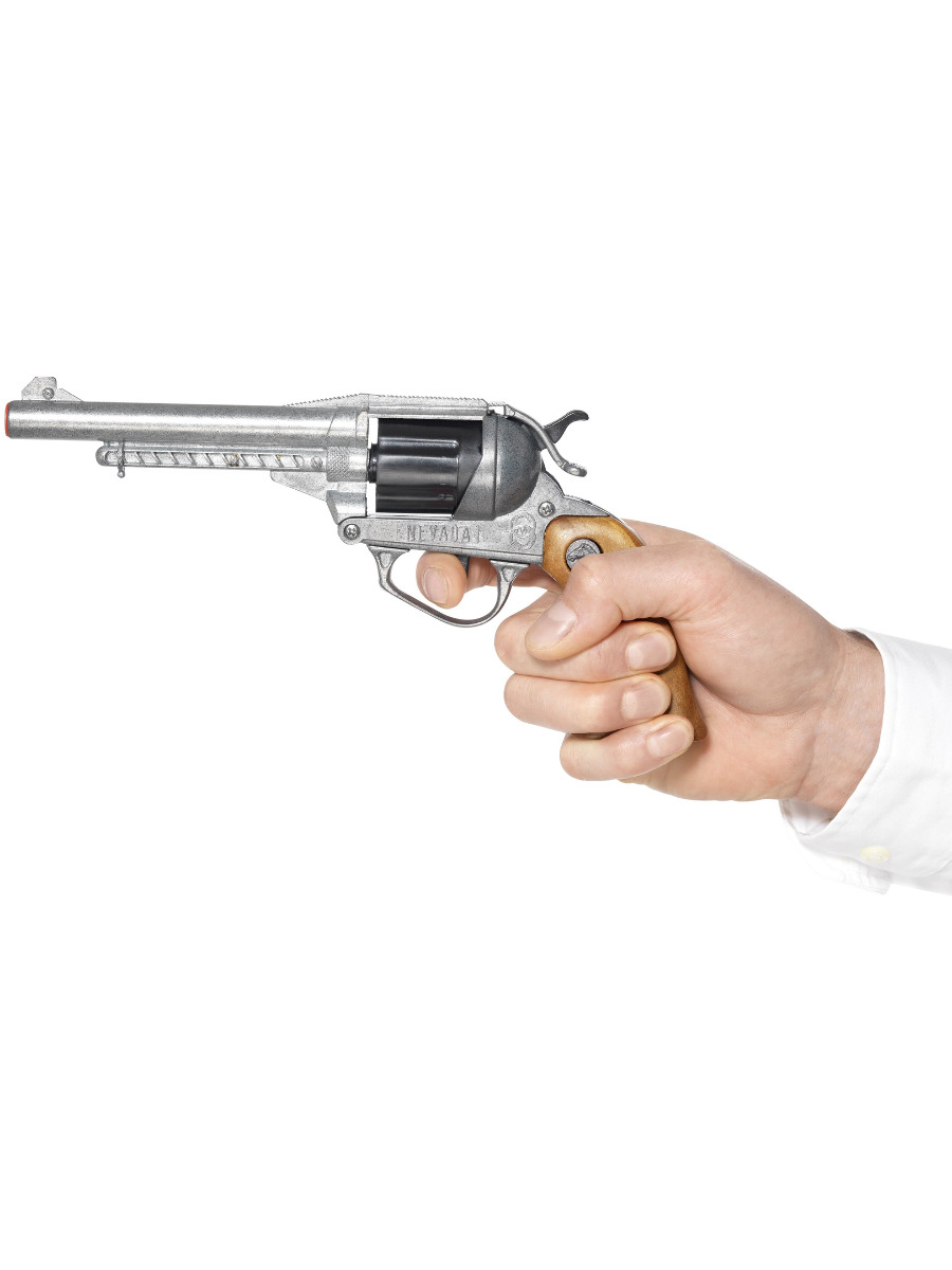 Deluxe Western kovový revolver Nevada