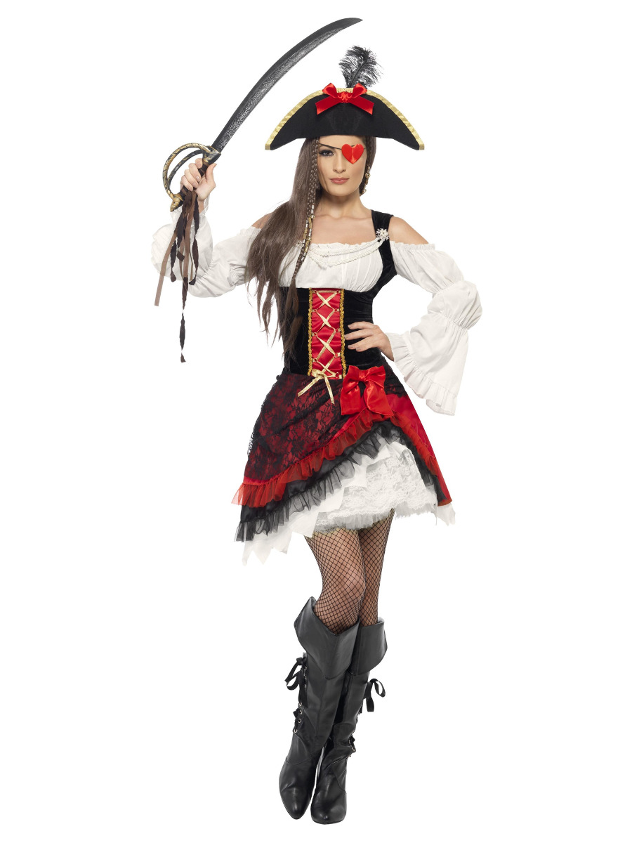 Dámský kostým Okouzlující pirátka L (44-46)