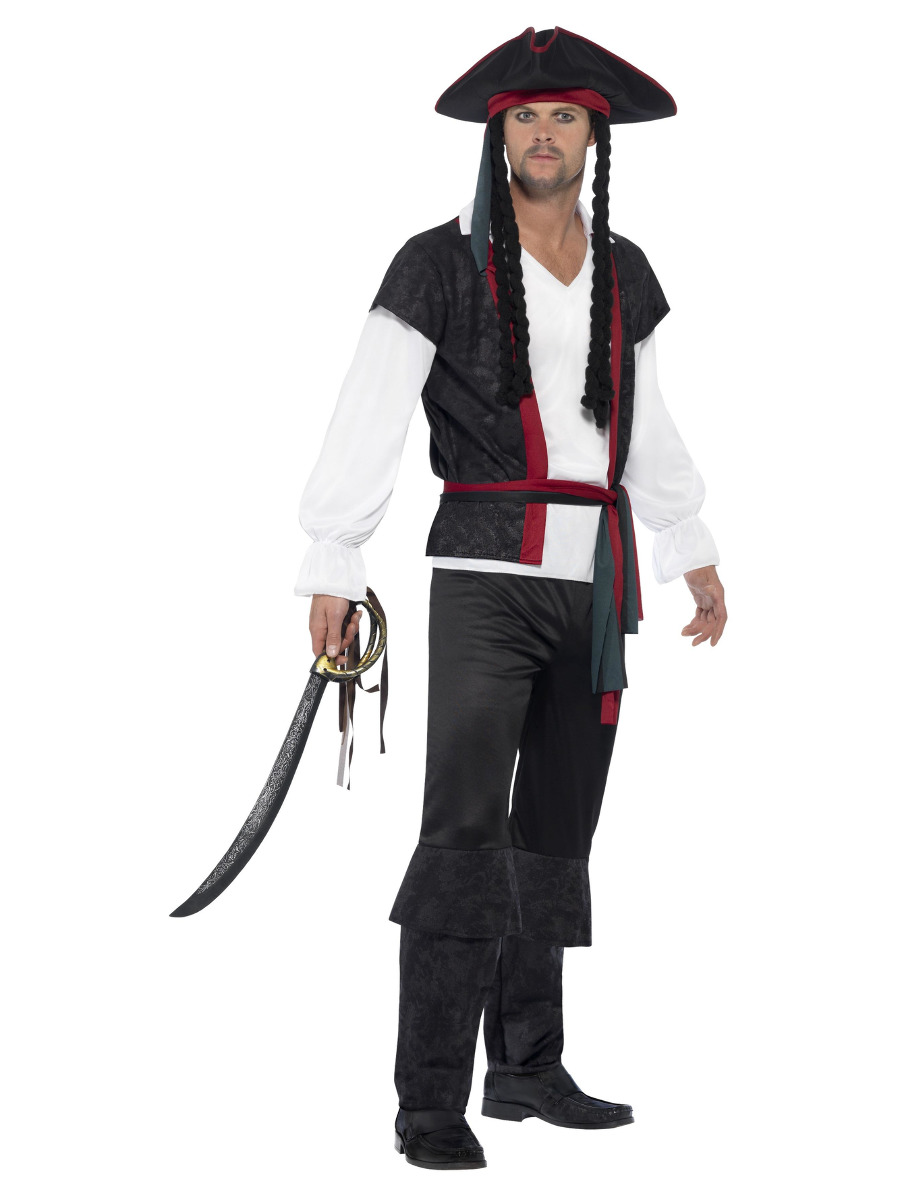Pánský kostým pirátský kapitán Aye Aye L (52-54)