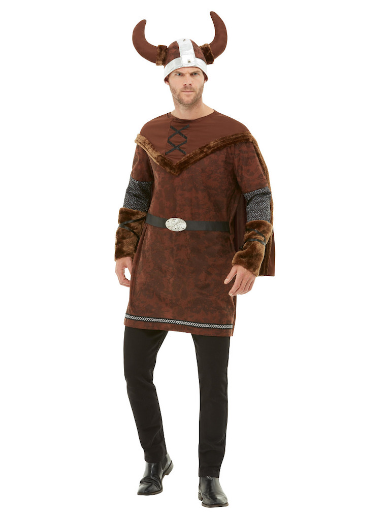 Pánský kostým Vikingský barbar Deluxe Pánská velikost: M (48-50)