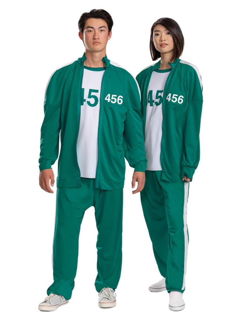 Hra na oliheň (Squid game) - kostým hráče číslo 456 Velikost: LXL