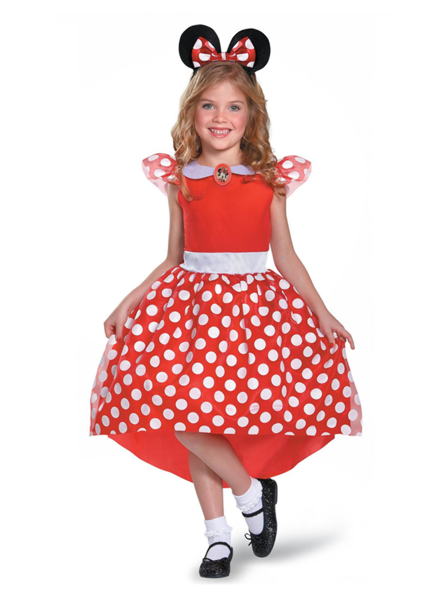 Dětský kostým Myška Minnie (Disney) Dětská velikost: 7-8 let