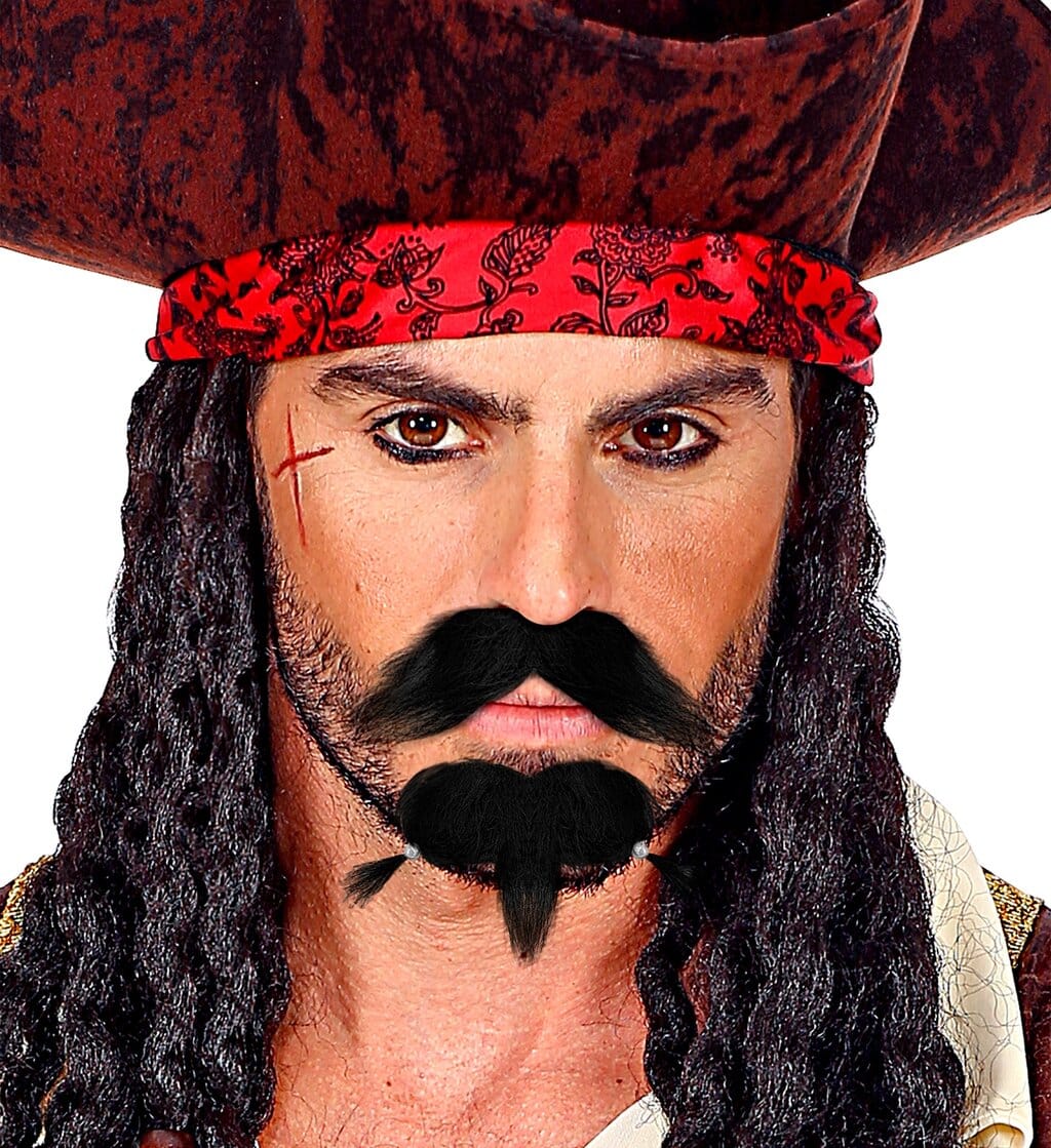 Pirátský knír a bradka