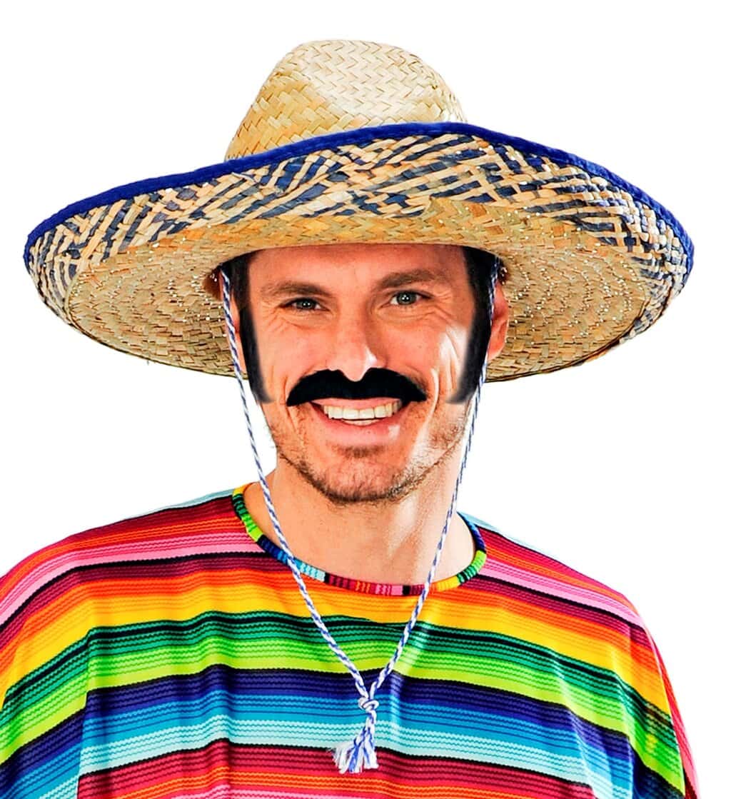 Černé samolepící kotlety Elvis