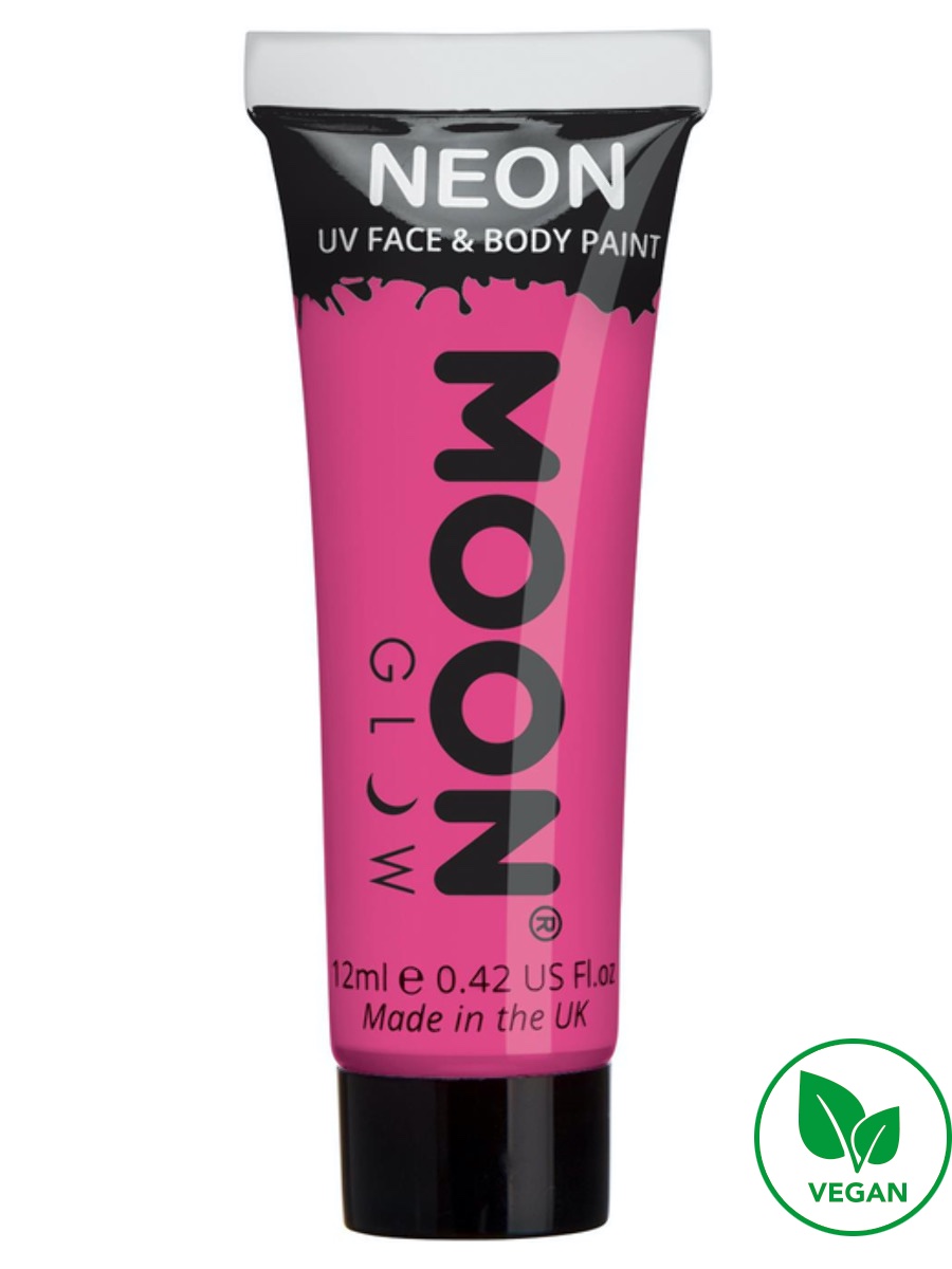UV NEON barva na tělo a obličej Růžová