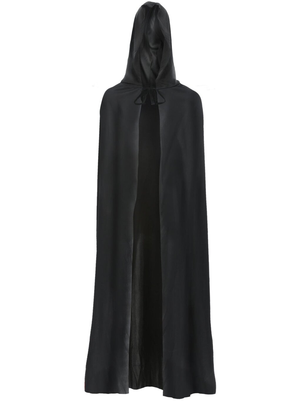 Černý plášť s kapucí (140cm)
