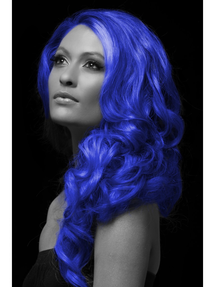 Barevný sprej na vlasy modrý