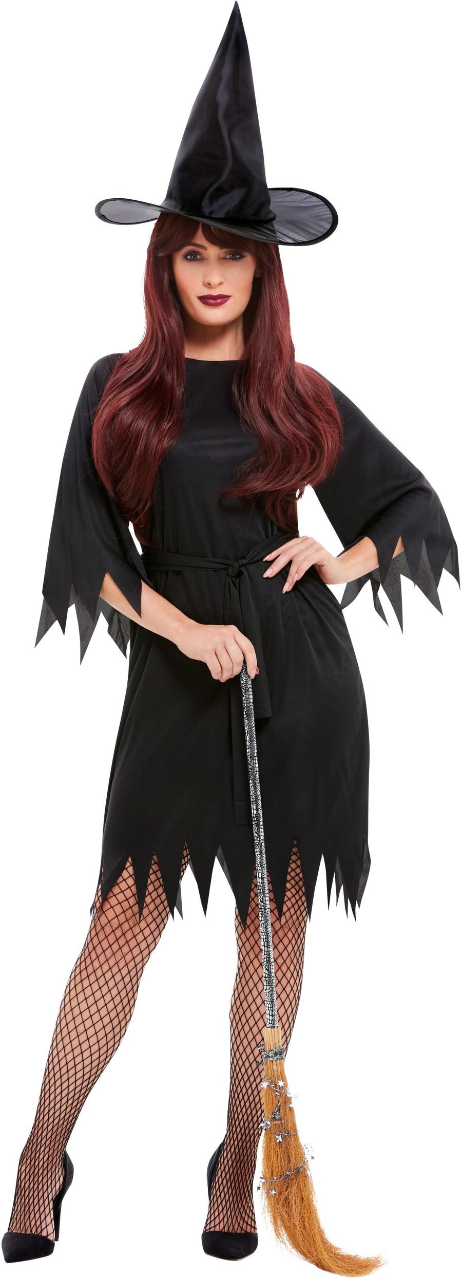 Dámský kostým černá čarodějnice S (36-38)