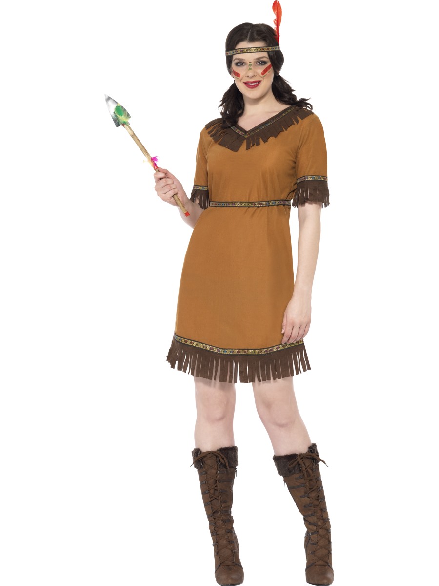 Kostým Indiánka (krátké šaty) S (36-38)
