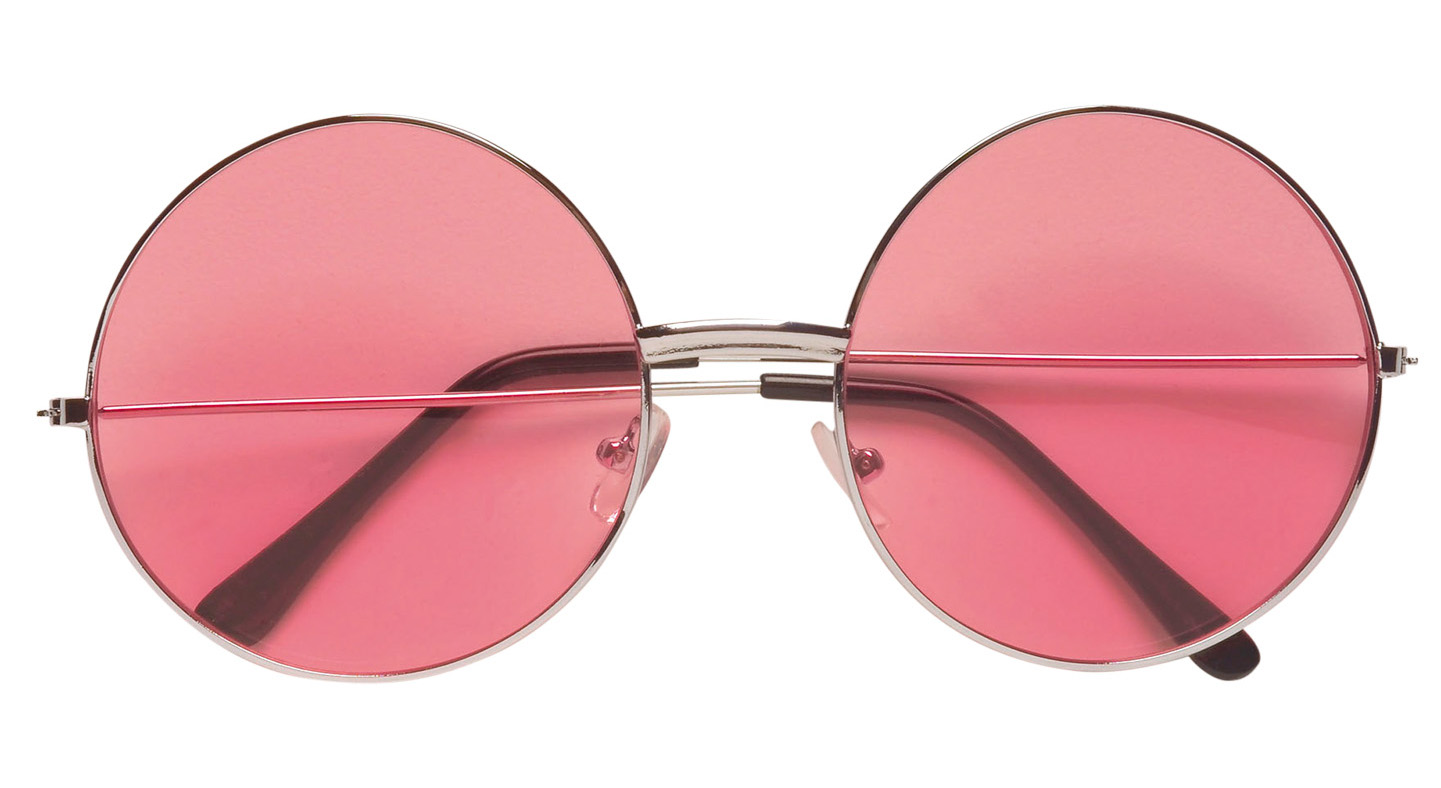 Brýle velké růžové 70.léta
