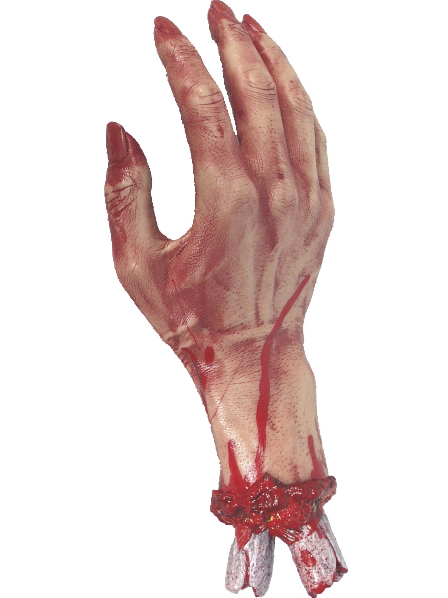 Halloween dekorace krvavá ruka