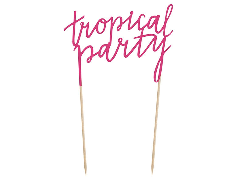 Dekorační nápis Tropical party