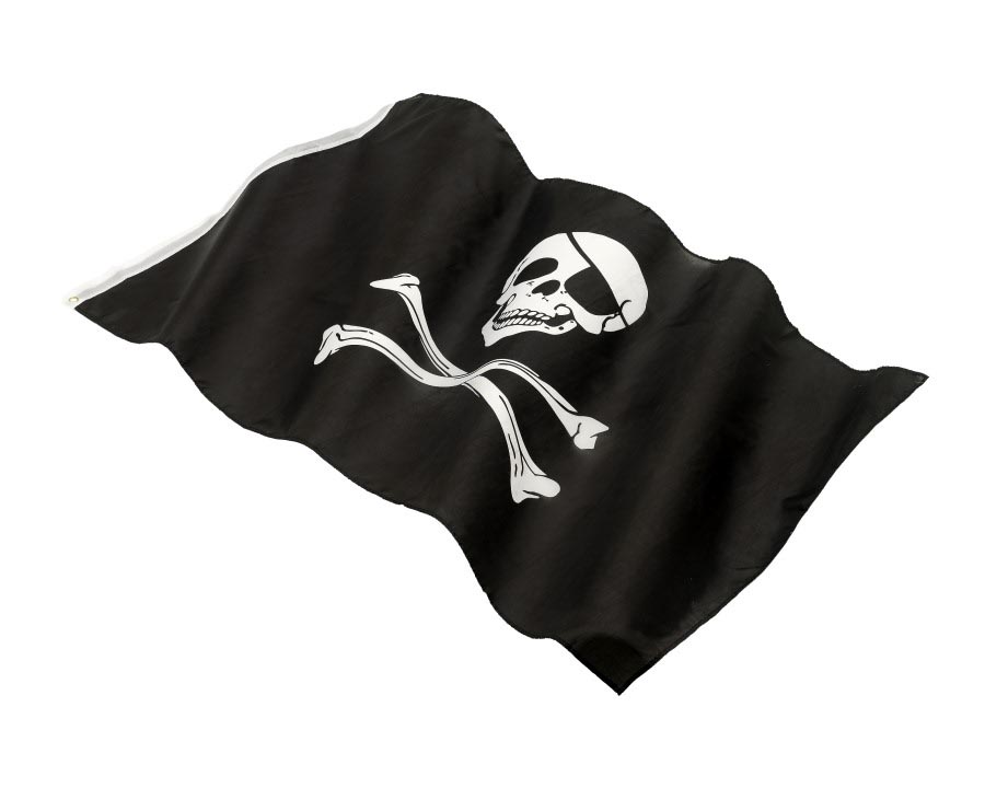 Pirátská vlajka velká (150x90cm)