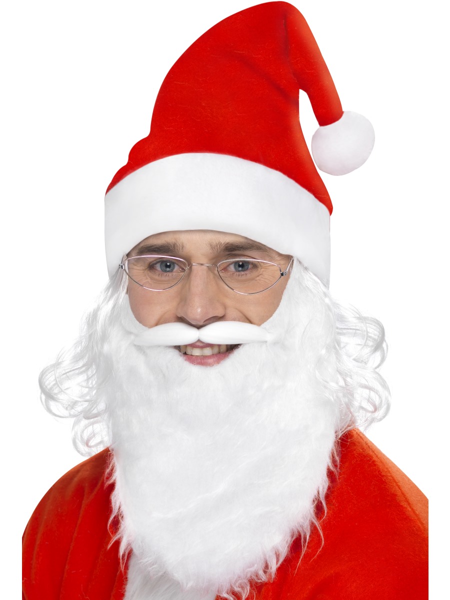 Sada Santa (vousy, čepice, brýle)