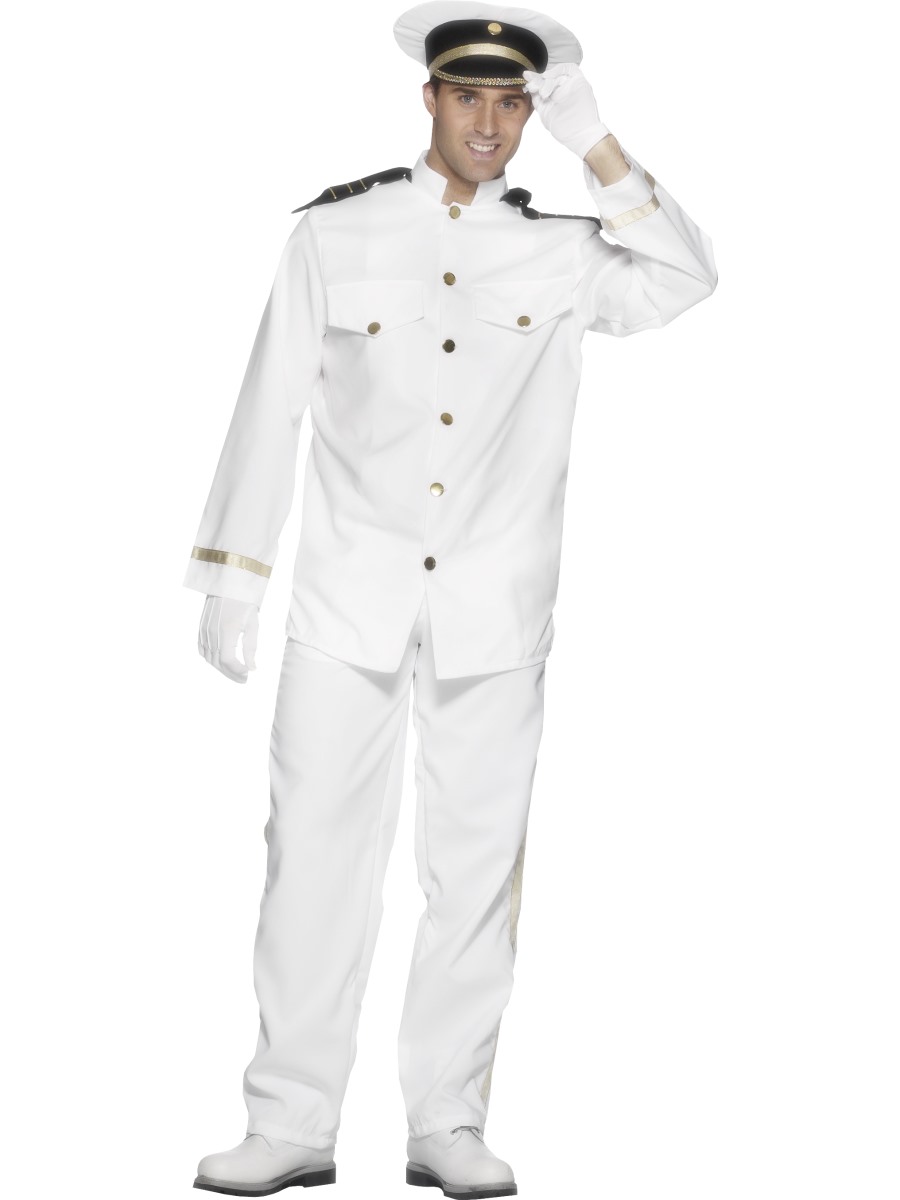 Pánský kostým námořní kapitán L (52-54)