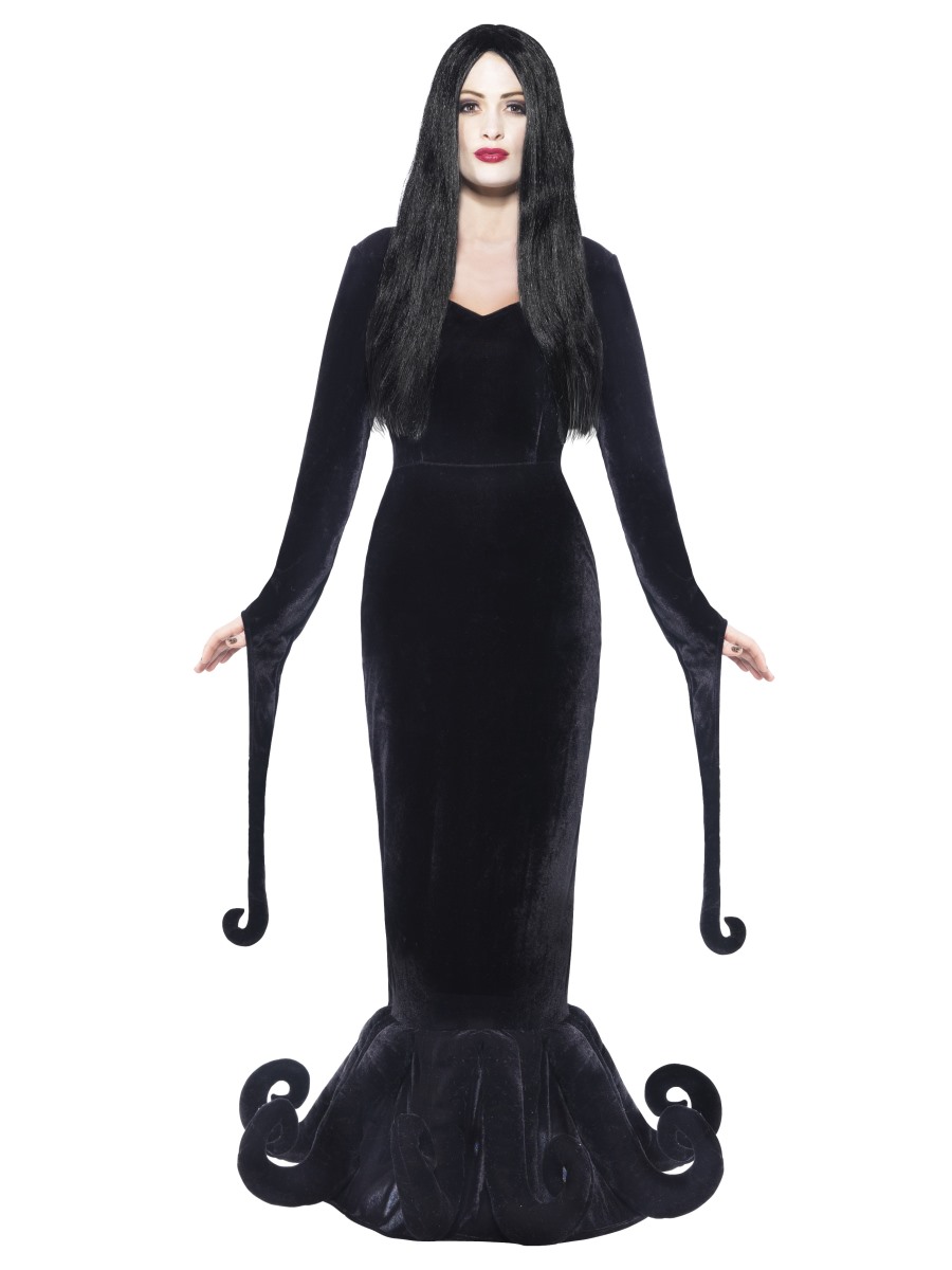 Dámský kostým Morticia Deluxe Dámská velikost: L (44-46)