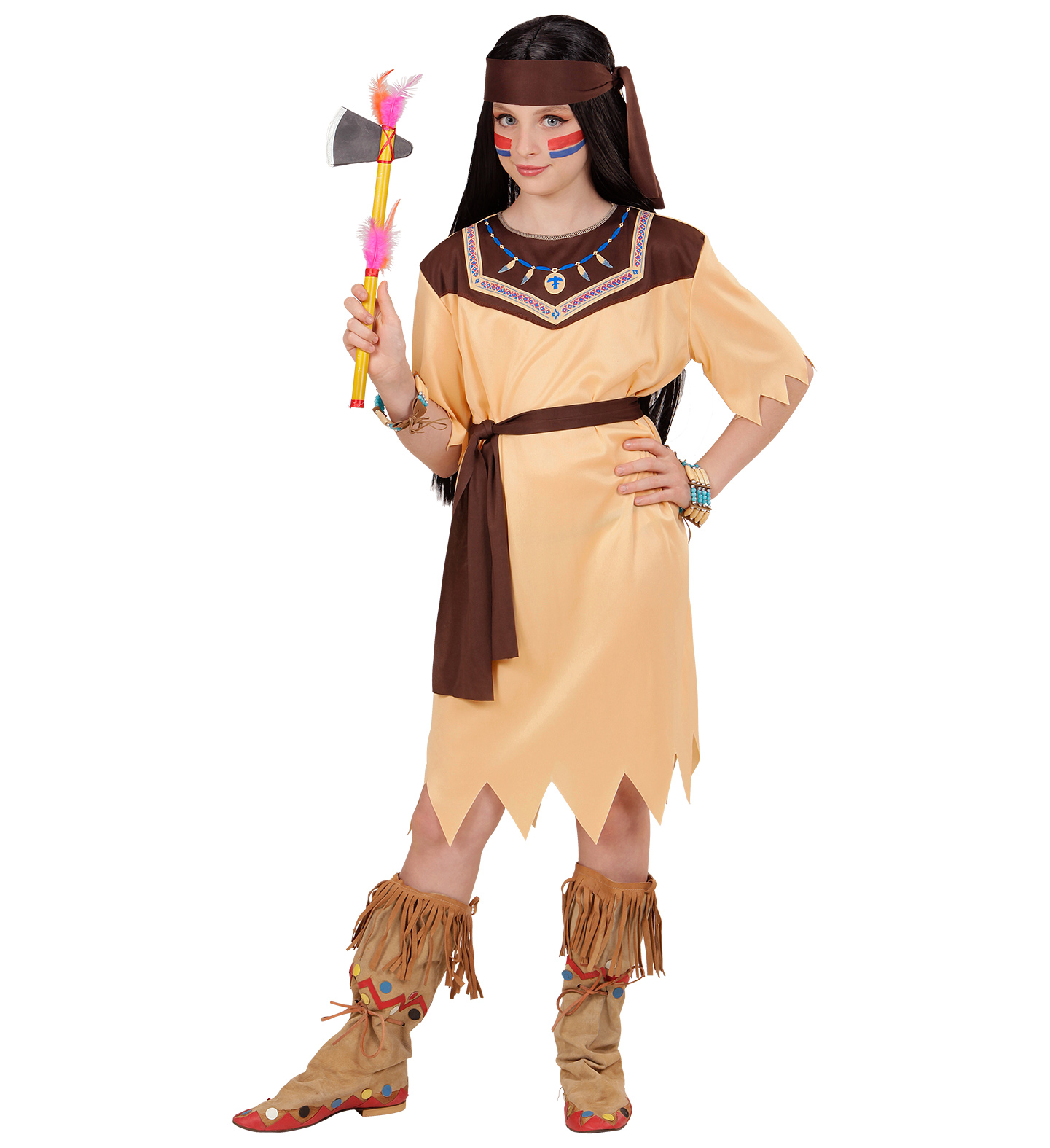 Dětský kostým indiánky 5-7 let