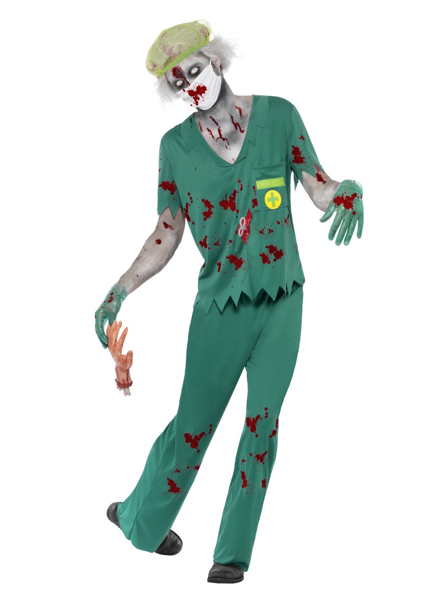 Pánský kostým zombie Chirurg Pánská velikost: L (52-54)