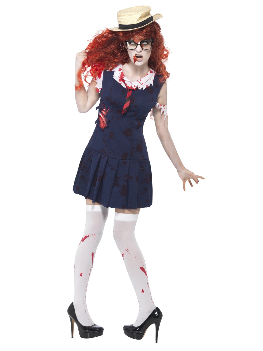 Dámský kostým Zombie studentka Dámská velikost: S (36-38)